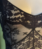 Black 3-Lace G-String