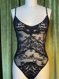 Black 3-Lace Bodysuit
