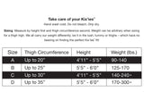 Lindsay Footless Black Stripe Fishnet Thigh Highs by Kixies