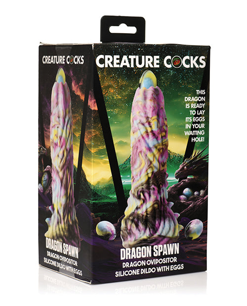 Creature Cocks - Dragon Spawn Dragon Ovipositor Silicone Dildo with Eggs