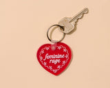 'Feminine Rage' Soft Plastic Keychain
