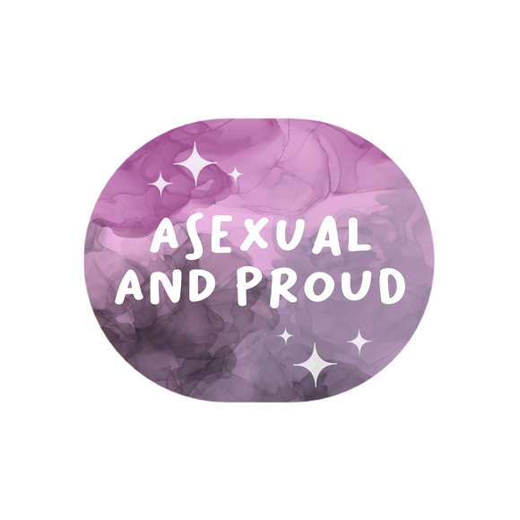 'Asexual and Proud' Sticker