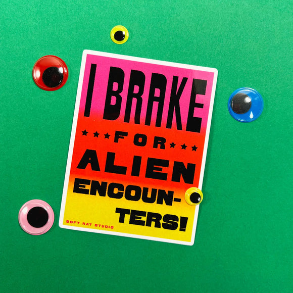 'Alien Encounters' Sticker