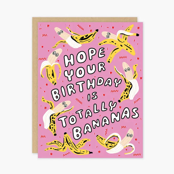 'Birthday Bananas' Card