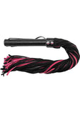 Rouge Suede Flogger with Leather Handle