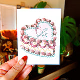 'Bend Me Over' Cake Card