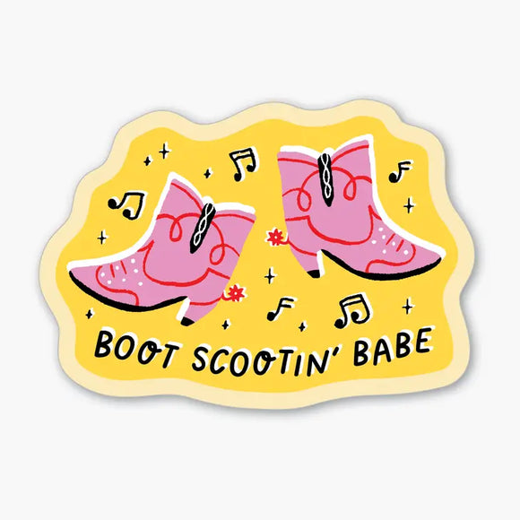 'Boot Scootin' Babe' Sticker