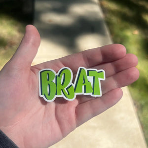 'Brat' Bratz Font Sticker