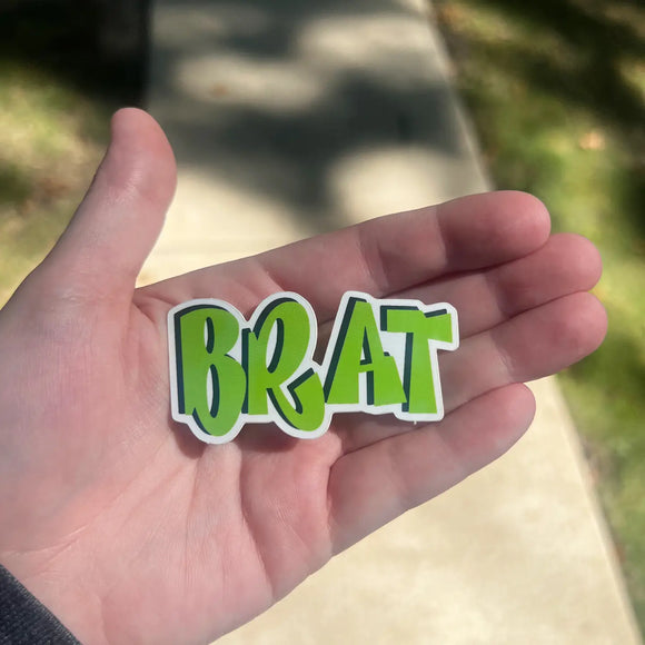 'Brat' Bratz Font Sticker