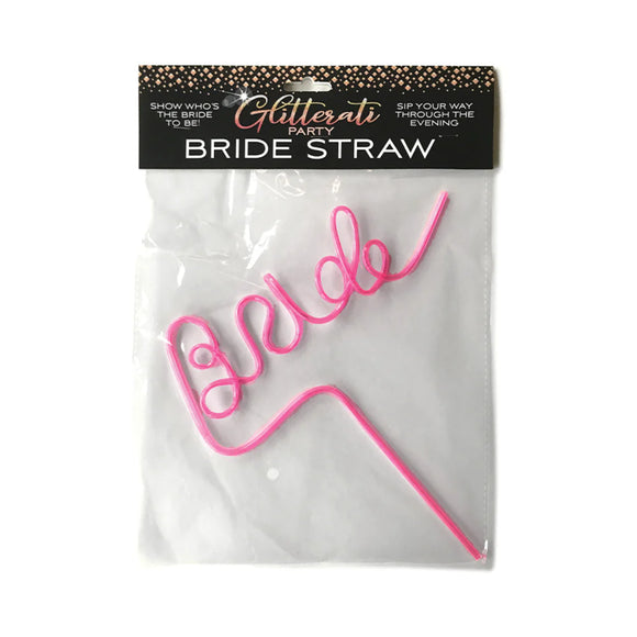 Pink Party Bride Straw (Bachelorette)