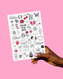 'Till Death' Bachelorette Temporary Tattoos