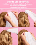 Pearl Bridal Veil for Bachelorette Party