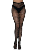 Barbed Wire Black Fishnet Tights