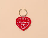 'Feminine Rage' Soft Plastic Keychain