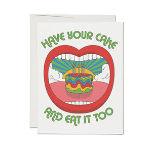 'Have Your Cake' Birthday Card