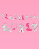 Cowboy Dancer Banner | Silver Western Bachelorette/ Gay Bachelor Decor