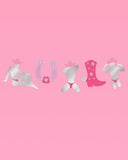 Cowboy Dancer Banner | Silver Western Bachelorette/ Gay Bachelor Decor