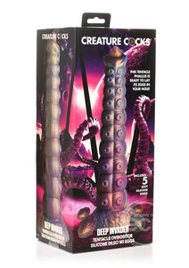 Creature Cocks Deep Invader Tentacle Ovipositor Silicone Dildo