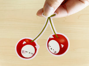 Cherry Cats Sticker