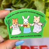 Violent Revolution Critter Sticker
