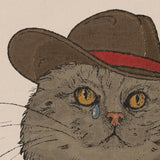 'Cowboys Cry Too' Kitty Tote Bag