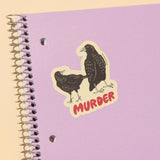 Crow Murder Sticker