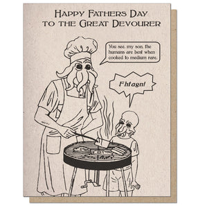 Cthulhu Father's Day Card