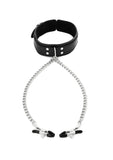 Collar with Nipple Clamps by Sportsheets