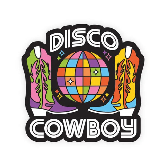 'Disco Cowboy' Sticker
