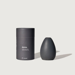 Dome - Multi-Textured Charcoal Stroker Sleeve by maude