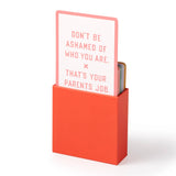 'Emergency Affirmations for Exceptionally Stupid Days' Card Deck