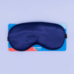 Satin Eye Mask / Blindfold - Navy