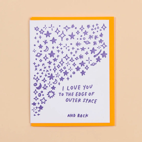 'Outer Space I Love You' Card