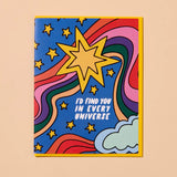 'I'd Find You in Every Universe' Love Card