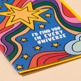 'I'd Find You in Every Universe' Love Card