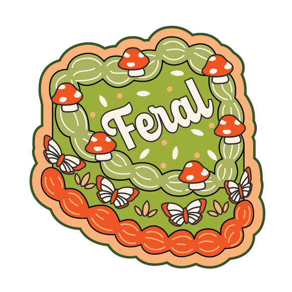 'Feral' Cake Sticker