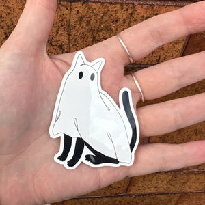 Ghost Cat Sticker