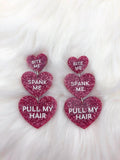 'Good Time' Acrylic Earrings by Madame Whiskers