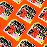"Homebody" Illustrated Matte Sticker