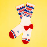 'Horny For Books' Gym Socks