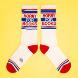 'Horny For Books' Gym Socks