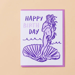'Birth (of Venus) Day' Birthday Card