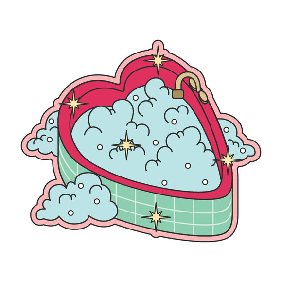 Heart Hot Tub Sticker