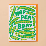 'Hap-Pea B-Day' Card