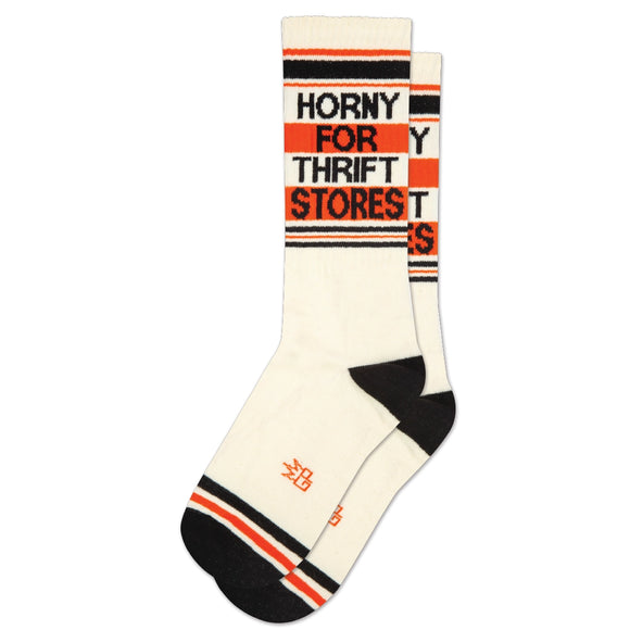 'Horny For Thrift Stores' Gym Socks