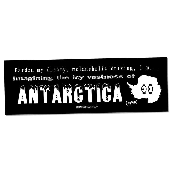 'Icy Vastness of Antarctica' Bumper Sticker