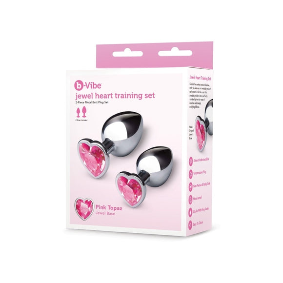 Jewel Metal Training Plug Set by b-Vibe