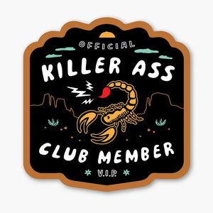 'Killer Ass' Scorpion Sticker