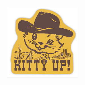 'Kitty Up' Sticker
