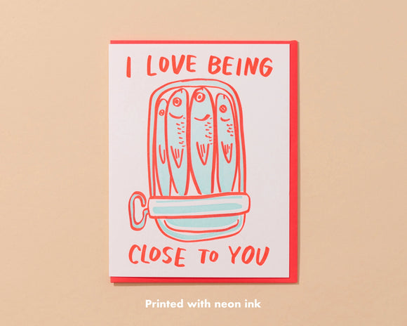 Sardine Love Card